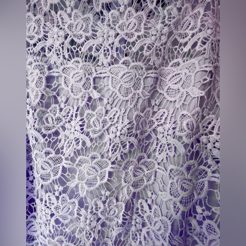 Summer Fashion Lace Top. Lavender color - Picture 2 of 4
